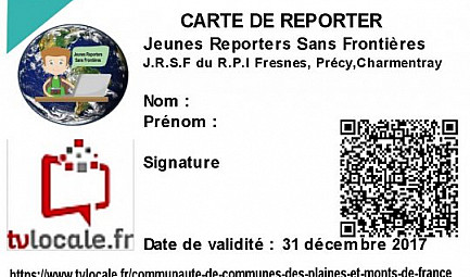 Compte-rendu de réunion des JRSF du RPI de Fresnes, Précy et Charmentray #tvlocale_fr 