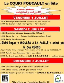 Montauban - Fête du Cours Foucault 1-2-3 juillet