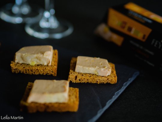 Pain d’épices spécial foie gras au potimarron et miel d’Alsace